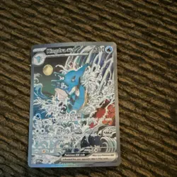 Pokemon Full Art Holo Card Lot 8 Cards Gengar EX, Cassiopeia, Litten, Minun - Image 2