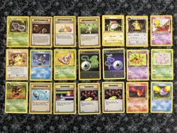 1st Edition Pokemon Lot 21 Cards Vintage French/English/Spanish - Image 1