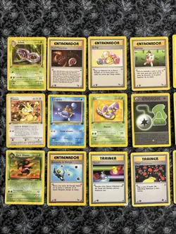 1st Edition Pokemon Lot 21 Cards Vintage French/English/Spanish - Image 2
