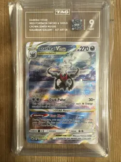 Darkrai VSTAR - GG50/GG70 Pokemon Crown Zenith Galarian Gallery Ultra Card TAG 9 - Image 1