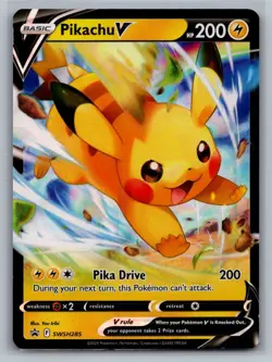 Pikachu V - SWSH: Sword & Shield Promo Cards SWSH285 2019 NM - Image 1