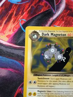 Dark Magneton 28/82 Team Rocket Pokemon TCG Card -M1 - Image 2