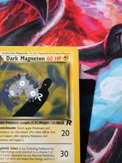 Dark Magneton 28/82 Team Rocket Pokemon TCG Card -M1 - Image 3