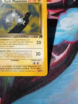Dark Magneton 28/82 Team Rocket Pokemon TCG Card -M1 - Image 5