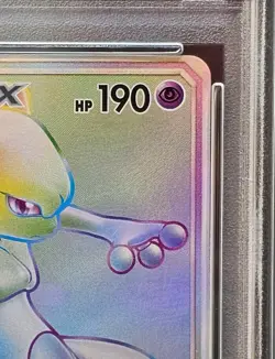 Pokemon Card PSA 9 Mewtwo GX HR 080/072 SM3 Shining Legends - Image 4