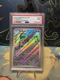 Slowpoke 204/198SV01 Scarlet & Violet Base Set Holo Card PSA 9 - Image 1