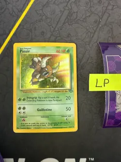 Pokemon Card Pinsir Jungle Unlimited WOTC Vintage Holo Rare 9/64 005 💎LP💎 - Image 1