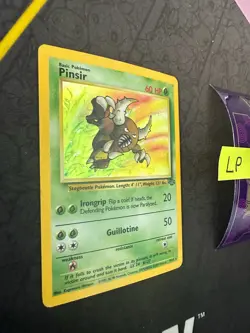 Pokemon Card Pinsir Jungle Unlimited WOTC Vintage Holo Rare 9/64 005 💎LP💎 - Image 2