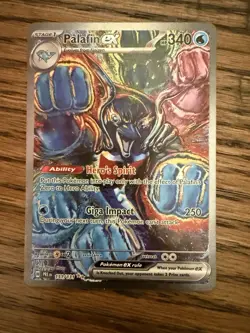 Pokemon Palafin ex 151/131 Prismatic Evolutions Holo HP 340 Card - Image 1
