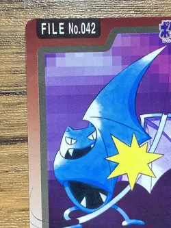 Pokemon Carddass Card Golbat File No.42 Bandai Pocket Monsters 1997 Japan - Image 3