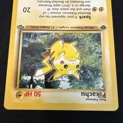 MP* Pikachu 60/64 1st Edition Jungle Set Common 1999 English Pokemon Card WoTC - Image 5