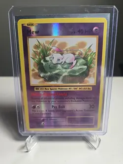 Pokemon Mew (53/108) XY Evolutions Ultra Rare Reverse Holo Pokemon Card MINT - Image 1