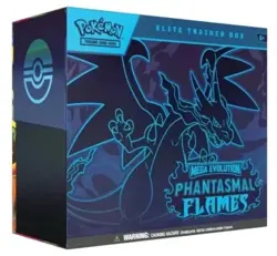 Pokemon Mega Evolution Phantasmal Flames Elite Trainer Box ETB Factory Sealed - Image 1