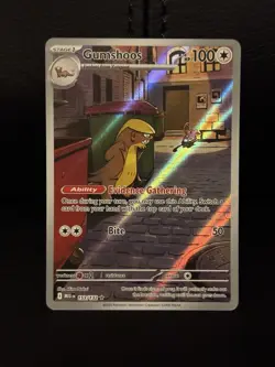 Pokemon TCG Gumshoos Card 153/132 Mega Evolution, Near Mint Condition - Image 1