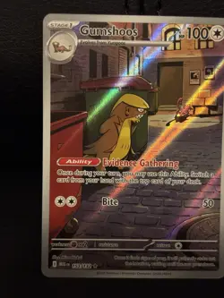 Pokemon TCG Gumshoos Card 153/132 Mega Evolution, Near Mint Condition - Image 2