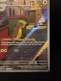 Pokemon TCG Gumshoos Card 153/132 Mega Evolution, Near Mint Condition - Image 3