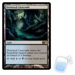 DROWNED CATACOMB 2012 Core Set M12 Magic MTG MINT CARD - Image 1
