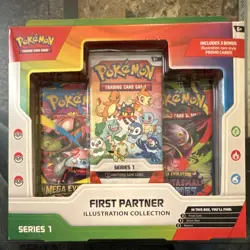 Pokemon First Partner Illustration Collection Series 1 Promo Booster Exclusive … - Image 1