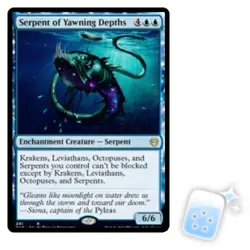 SERPENT OF YAWNING DEPTHS (THEME BOOSTER) Theros Beyond Death THB Magic MTG CARD - Image 1