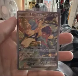 Pokemon Hop's Zacian ex Full Art Special Illustration Rare Holo Sv09 186/159 - Image 1