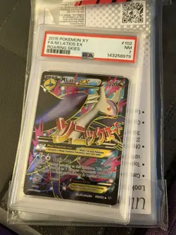 Pokemon M Latios EX 2015 Roaring Skies 102/108 PSA 7 - Image 1