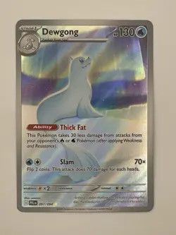 Lot of 2 Phantasmal Flames Pokemon - Dewgong 097/094 & Mega Lopunny ex 084/094 - Image 1
