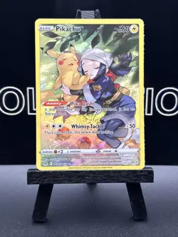 Pokemon TCG Pikachu TG05/TG30 Swsh11: Lost Origin Trainer Gallery Full Art Holo - Image 2