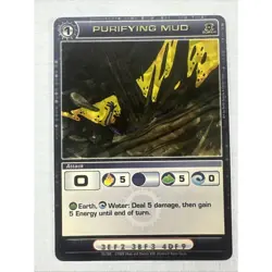 Chaotic 55/100 Purifying Mud Super Rare Holo Foil Attack Card - Image 1
