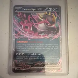 Pokemon Fezandipiti ex 038/064 Sv: Shrouded Fable Holo 210HP EX - Image 1
