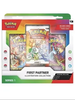 Pokemon TCG First Partner Illustration Collection Series 1 Box - SEALED - Image 1
