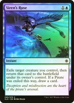 Siren's Ruse IXALAN MTG MAGIC INSTANT FOIL - Image 1