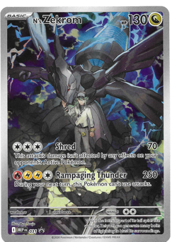 Pokemon TCG N's Zekrom 031 ME: Mega Evolution Promo Black Star - Image 1