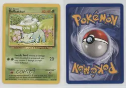 Bulbasaur Pokemon Base Set #44 1999 - Image 3