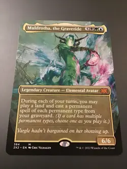 MTG Double Masters #384 Borderless Muldrotha, the Gravetide NM - Image 1