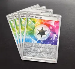 4x Prism Energy 086/086 Reverse Holo Black Bolt Pokemon TCG Playset NM - Image 1