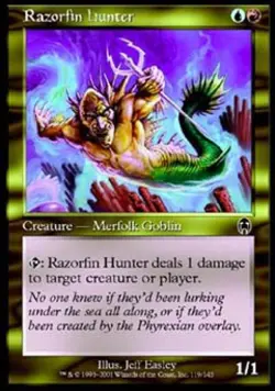 Razorfin Hunter - Light Play MTG Apocalypse - Image 1