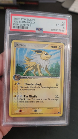 JOLTEON - HOLO - PSA 6 - 2006 POKEMON POP SERIES 3 - #3/17 - Image 2
