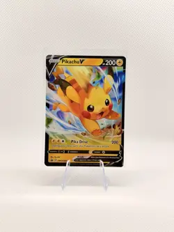 Pokemon Pikachu V SWSH285 Black Star Promo NM - Image 1