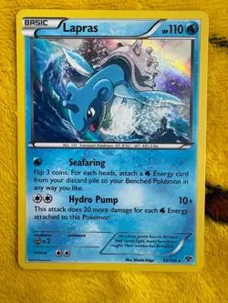 Pokemon - Lapras XY Base Set 35/146 Holo Rare NM - Image 1