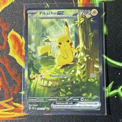 Pokemon Pikachu ex 276/217 ASC Secret Rare Holo Full Art English - Image 2