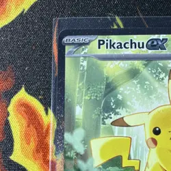 Pokemon Pikachu ex 276/217 ASC Secret Rare Holo Full Art English - Image 3