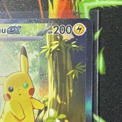 Pokemon Pikachu ex 276/217 ASC Secret Rare Holo Full Art English - Image 4