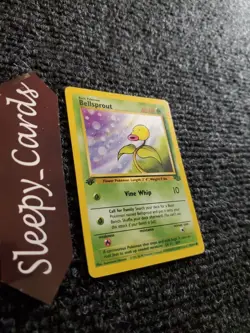 Pokemon TCG: Bellsprout 49/64 Jungle 1st Edition WOTC - MP - Image 3
