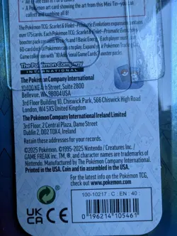 Pokemon TCG Scarlet Violet Prismatic Evolutions Flareon Mini Tin Sealed - Image 3