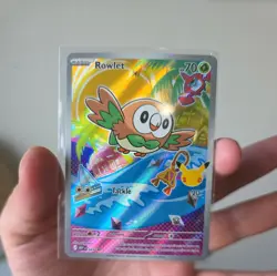 Rowlet 043 First Partners Promo Illustration Rare 30th Anniversary Pokemon TCG - Image 1