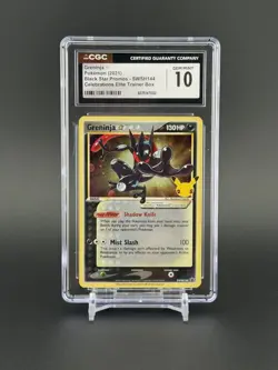 Pokemon TCG Greninja Star SWSH144 Celebrations Black Star Promo CGC 10 - Image 1