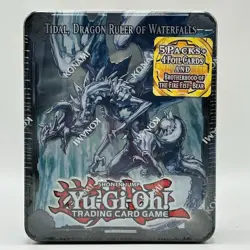 Yugioh 2013 Tidal Dragon Ruler Of Waterfalls Collectors Tin Factory Sealed New - Image 1