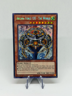 Arcana Force XXI - The World SGX4-ENB01 Secret Rare YuGiOh (Read Description) - Image 1