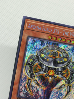 Arcana Force XXI - The World SGX4-ENB01 Secret Rare YuGiOh (Read Description) - Image 4
