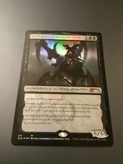 MTG Secret Lair x Phyrexian #211 Sheoldred, Whispering One Foil NM - Image 1